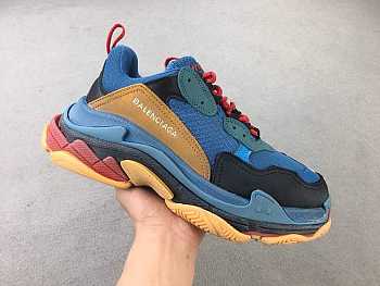 Balenciaga Triple S 2.0 Navy Blue Yellow