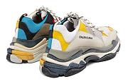 Balenciaga Triple S Split White Light Grey Yellow 533890-W09E2-1271 - 4