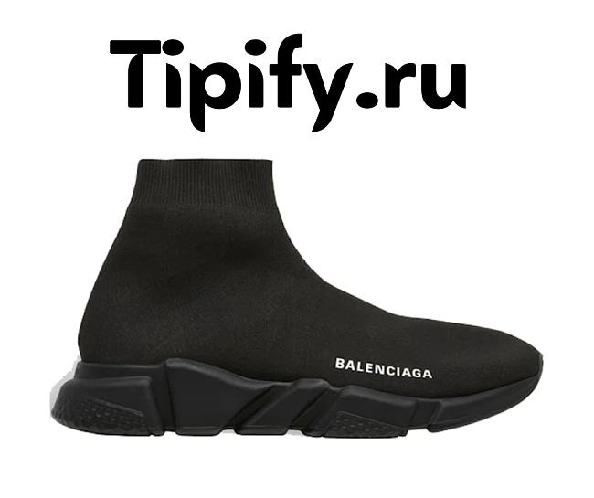 Balenciaga Speed Trainer All Black 525717 W05G0 1000 - 1