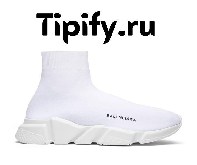 Balenciaga Speed Trainer Mid 'Triple White' 458653-W05G0-9000  - 1