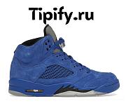 Air Jordan 5 Retro Blue Suede 136027-401 - 1