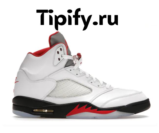 Air Jordan 5 Retro Fire Red Silver Tongue (2020) DA1911-102  - 1