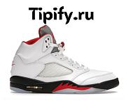 Air Jordan 5 Retro Fire Red Silver Tongue (2020) DA1911-102  - 1