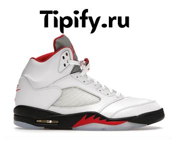 Air Jordan 5 Retro Fire Red Silver Tongue (2020) DA1911-102 