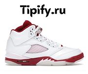 Air Jordan 5 Retro White Pink Red (GS) 440892-106 - 1