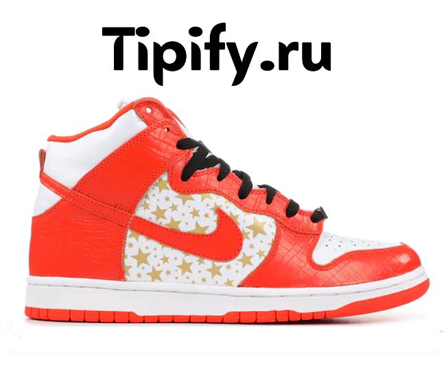 Nike SB Dunk High Supreme Orange 307385-181 - 1