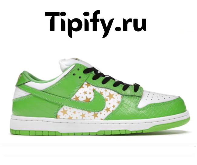 Nike SB Dunk Low Supreme Stars Mean Green (2021) DH3228-101 - 1