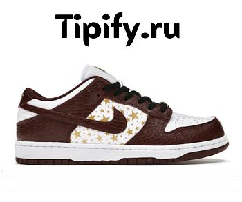 Nike SB Dunk Low Supreme Stars Barkroot Brown DH3228-103