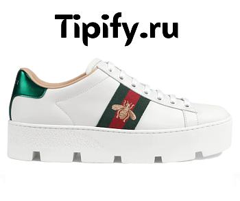 Gucci Ace Platform White 577573 DOPE0 9064