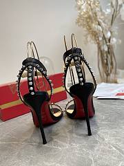 Christian Louboutin Leather Heeled Sandals Black 10cm - 4