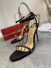 Christian Louboutin Leather Heeled Sandals Black 10cm - 3