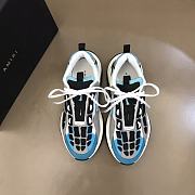 AMIRI Bone Runner White Black Blue Grass PS22MFS010-432 - 2