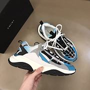 AMIRI Bone Runner White Black Blue Grass PS22MFS010-432 - 3