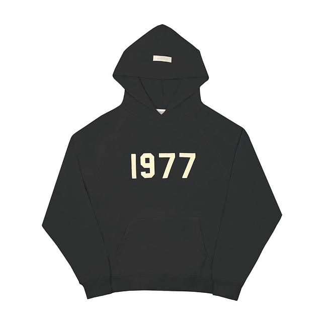 Fear of God Essentials 1977 Hoodie Iron SS22 - 1