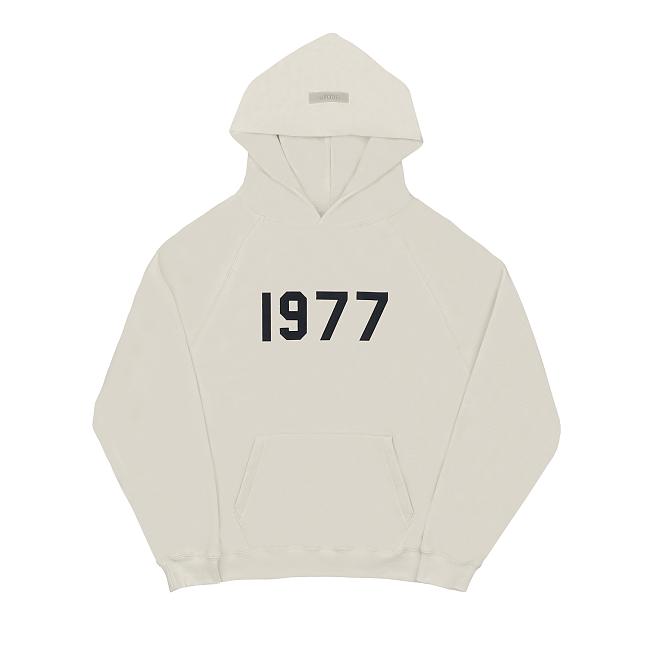 Fear of God Essentials 1977 Hoodie Wheat SS22 - 1