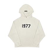 Fear of God Essentials 1977 Knit Hoodie Wheat SS22 - 1