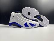 Air Jordan 14 Retro White Hyper Royal 487471-104 - 3