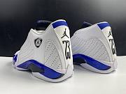 Air Jordan 14 Retro White Hyper Royal 487471-104 - 2