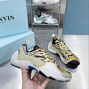 Lanvin Mesh Flash-X Sneakers Gold FM-SKIK00-MEFR-E2202M6 - 5