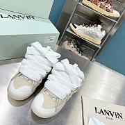 Lanvin Curb Sneaker White Beige FM-SKRK11-TRAGA22 - 1