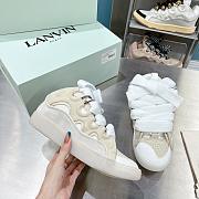 Lanvin Curb Sneaker White Beige FM-SKRK11-TRAGA22 - 6