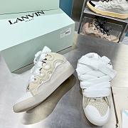 Lanvin Curb Sneaker White Beige FM-SKRK11-TRAGA22 - 5