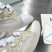 Lanvin Curb Sneaker White Beige FM-SKRK11-TRAGA22 - 4