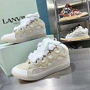 Lanvin Curb Sneaker White Beige FM-SKRK11-TRAGA22 - 3