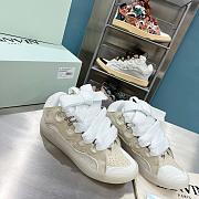 Lanvin Curb Sneaker White Beige FM-SKRK11-TRAGA22 - 2