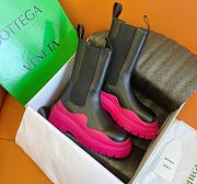 Bottega veneta Tire Chelsea Boot Black / hollyhock 630297VBS501491 - 6