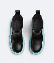 Bottega veneta Tire Chelsea Boot Black / pale blue 630297VBS501334 - 5