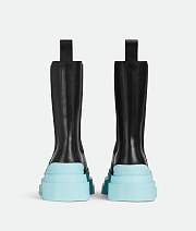 Bottega veneta Tire Chelsea Boot Black / pale blue 630297VBS501334 - 2