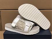 Dior Alpha Sandal Off-White Dior Oblique Jacquard 3SA081YXV_H060 - 1