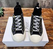 WALK'N'DIOR SNEAKER Black Macrocannage Technical Mesh KCK368CHK_S900 - 3