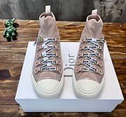 WALK'N'DIOR SNEAKER Nude Macrocannage Technical Mesh KCK368CHK_S12U - 3