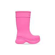 Balenciaga Crocs Boot in bright pink rubber 677388W1S8E5300 - 1