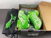 Balenciaga Runner Sneaker in neon green and white mesh and nylon 677403W3RBM3590 - 6