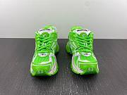 Balenciaga Runner Sneaker in neon green and white mesh and nylon 677403W3RBM3590 - 2