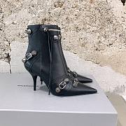 Balenciaga Women's Cagole 90mm Bootie in black Arena lambskin 694379WAD4E1081 - 6