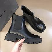 Balenciaga Women's Tractor 20mm Boot in black smooth calfskin 641399WA8E91000 - 5