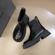 Balenciaga Women's Tractor 20mm Boot in black smooth calfskin 641399WA8E91000 - 4