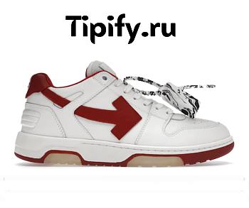 OFF-White Out of Office White Red OMIA189F20LEA0010125