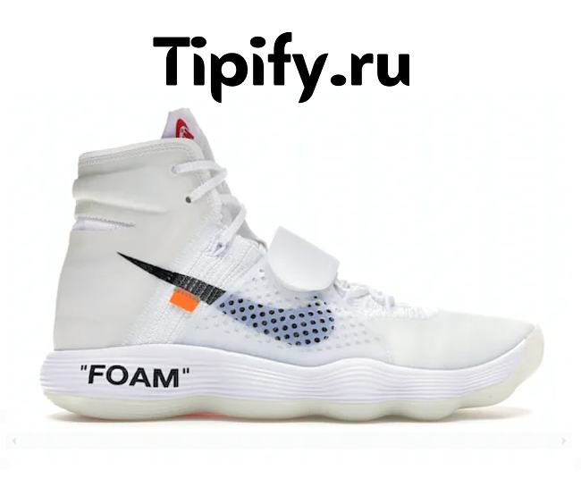 Nike React Hyperdunk 2017 Flyknit Off-White AJ4578-100 - 1