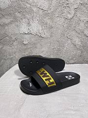 Off White Industrial Belt Slider Black  - 6