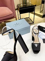 Prada high-heeled satin platform sandals Black 135 mm 1XP48B_049_F0002_F_135 - 5