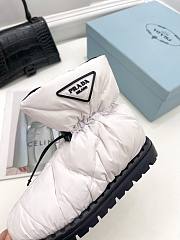 Prada Padded nylon booties White 1U686M_3LGO_F0009_F_020 - 5