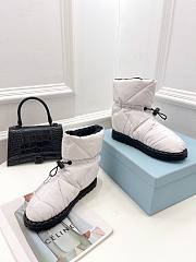 Prada Padded nylon booties White 1U686M_3LGO_F0009_F_020 - 4