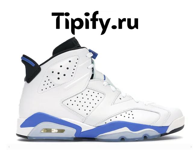 Air Jordan 6 Retro Sport Blue 384664-107 - 1