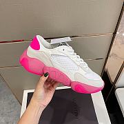 Valentino Garavani Bubbleback sneaker in Mesh NEON PINK XW2S0DY8KNZ_U88 - 3