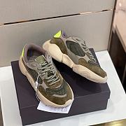 Valentino Garavani Bubbleback sneaker in mesh ARMY GREEN XY2S0F08KNZ_U86 - 3